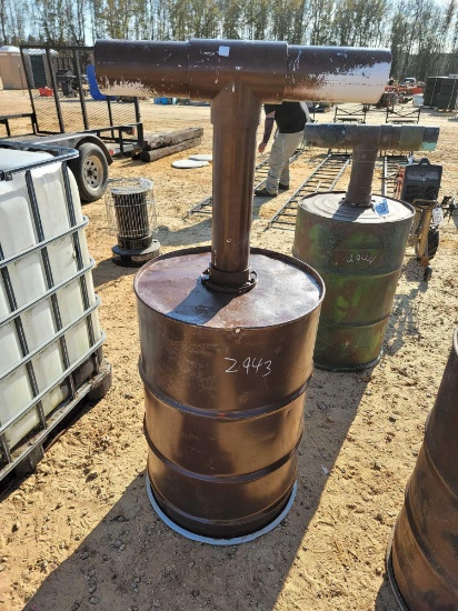 2943 - 55 GALLON DRUM DEER FEEDER