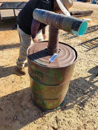 2944 - 55 GALLON DRUM DEER FEEDER