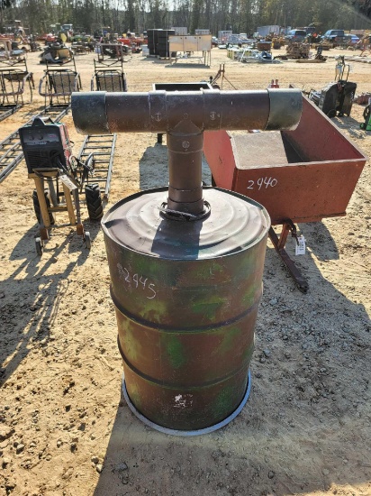 2945 - 55 GALLON DRUM DEER FEEDER