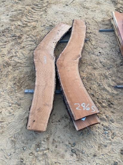 2965 - 6 - PIECES OF ROUGH CUT CHERRY