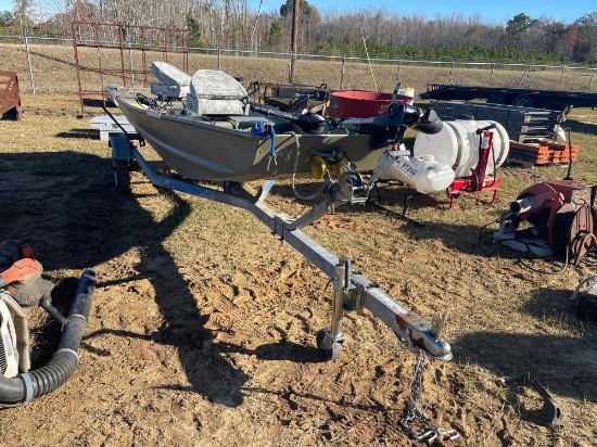 14' TRACKER ALUMINUM BOAT