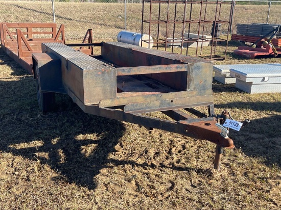 3033 - 4.5 X 10 FT SOLID METAL TRAILER