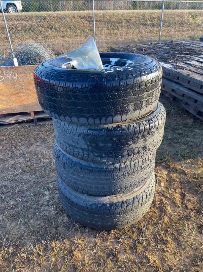 4 - WRANGLER TIRES & RIMS
