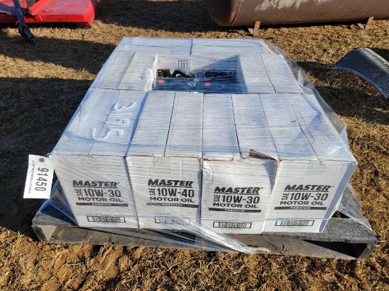 8 CASES OF 10W40 MOTOR OIL