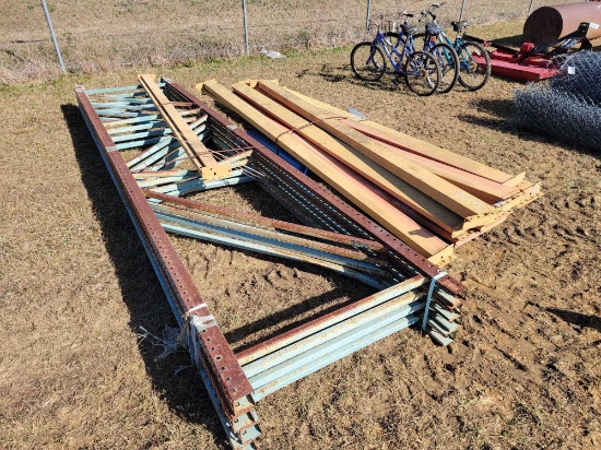 16 FT TALL X 12 FT LONG SHELVING