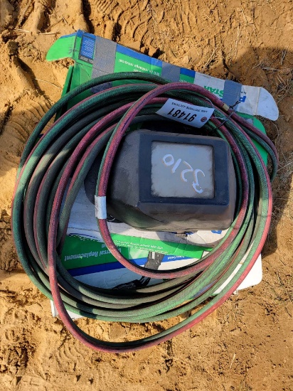 2 - SETS OF WELDING LEADS & HELMENT