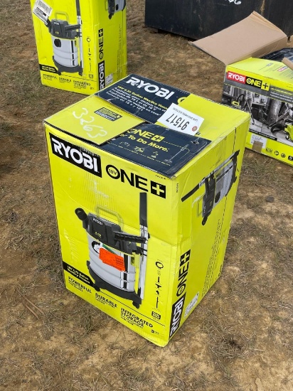RYOBI 18 VOLT SHOP VAC
