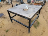 2435 - STEEL WORK TABLE