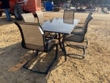2956 - PATIO TABLE & 6 CHAIRS