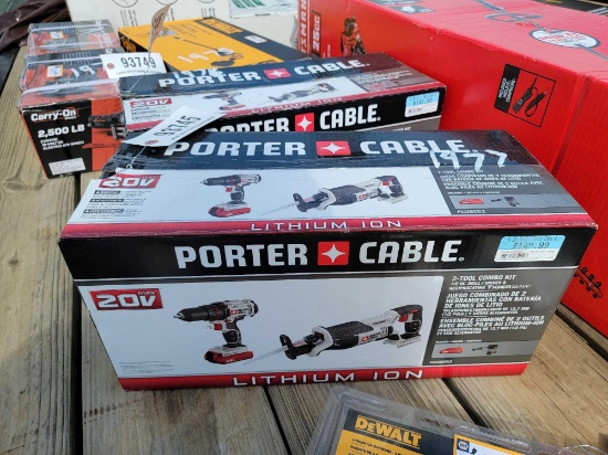 1977 - NEW PORTER CABLE 20V DRILL & SAW-ALL
