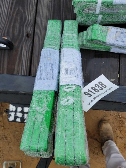 2000 - ABSOLUTE - NEW 2 - 12 TON SLINGS