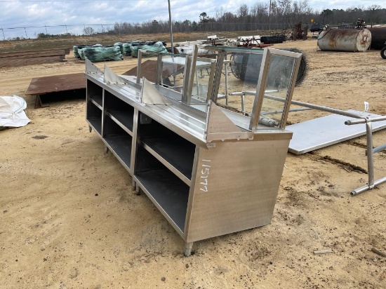 2502 - STAINLESS STEEL SERVING STATION
