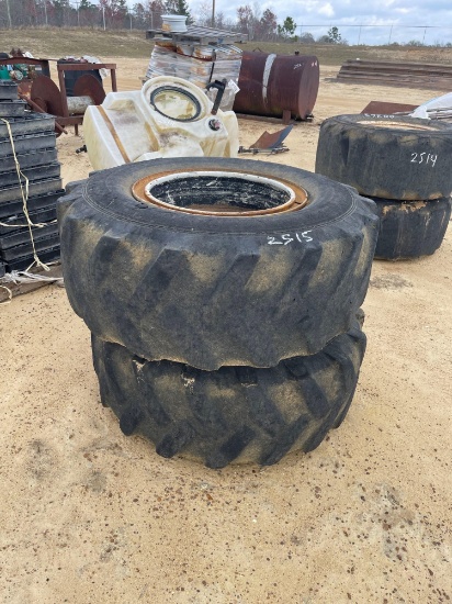 2515 - 2 - TRACTOR TIRES & RIMS