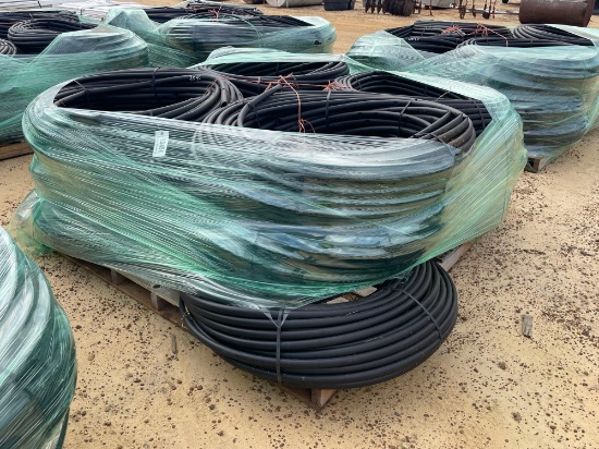 2596 - 6000 FT 60 1" BLACK NETAFIM PLASTIC PIPE
