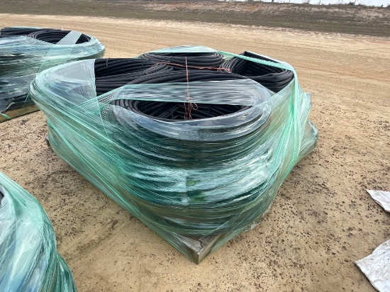 2600 - 6000 FT 60 1" BLACK NETAFIM PLASTIC PIPE