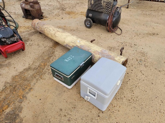 2618 - MISCELLANEOUS LOT OF WOOD COLUMN