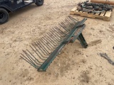 2472 - 5' PINESTRAW RAKE W/ 3 PT HITCH