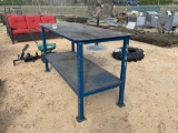 2949 - STEEL WORK TABLE