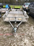 880 - CARRY ON 6 X 10 ALUMINUM GATE TRAILER