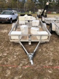 891 - CARRY ON 6 X 10 ALUMINUM GATE TRAILER