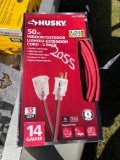 2055 - 2 - HUSKY 14 GAUGE 50' EXTENSION CORDS