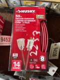 2233 - 2 - HUSKY 14 GUAGE 50' EXTENSION CORDS