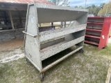 2341 - METAL ROLLING TOOL BIN CART