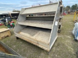 2343 - METAL ROLLING TOOL BIN CART