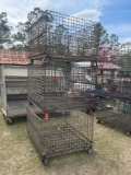 2345 - STACKABLE WIRE CRATES X3