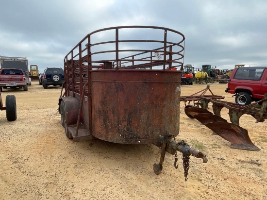 1063 - 12 FT STOCK TRAILER