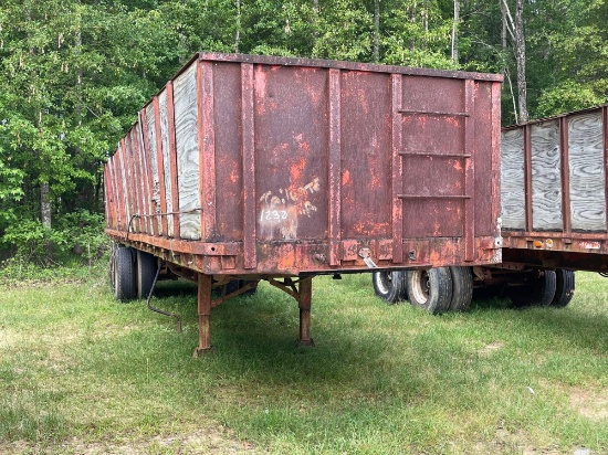 1232 - 92" X 38' FLAT BED TRAILER