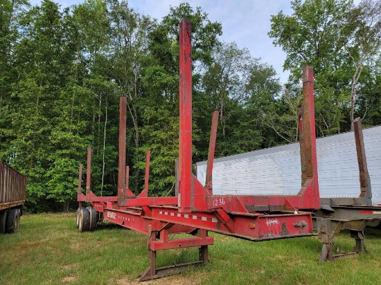 1236 - 1993 HOME MADE LOG TRAILER