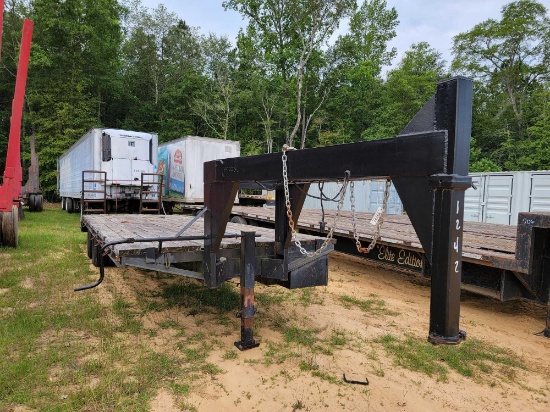 1242 - ABSOLUTE - 8' X 24' GOOSENECK TRAILER