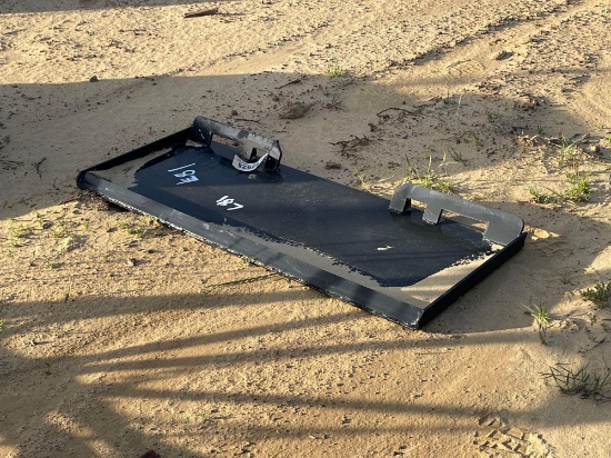 187 - ABSOLUTE - NEW MOWER KING BLANK PLATE