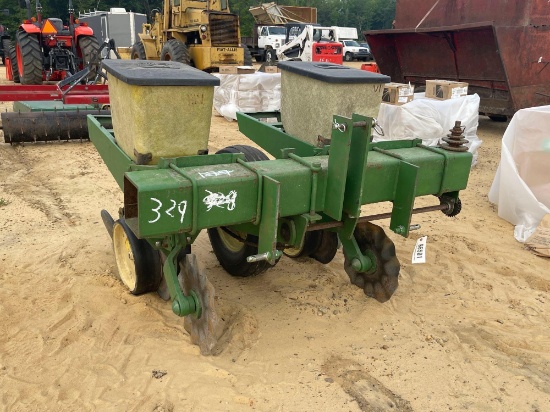 329 - JOHN DEERE NO TILL 2 - ROW PLANTER
