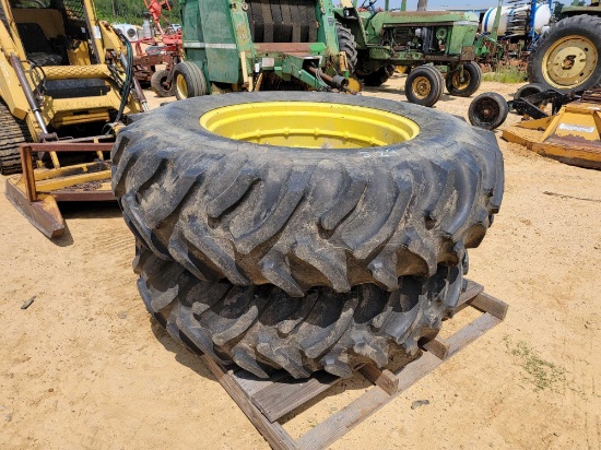 529 - 2 - 18.4 - 38 TIRES & RIMS