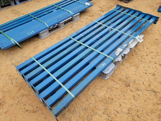 734 - 8 - PC. OF 3" X 3" TUBING