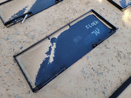 761 - ABSOLUTE - NEW BLANK PLATE