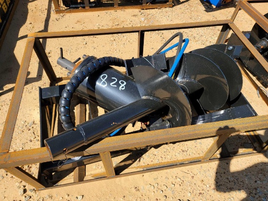 828 - ABSOLUTE - NEW MOWER KING AUGER