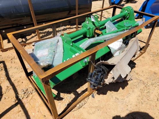 854 - ABSOLUTE - NEW MOWER KING KK7 60" TILLER