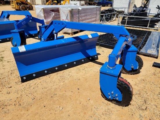 858 - ABSOLUTE - NEW AGROTK 72" 6 WAY GRADER BLADE