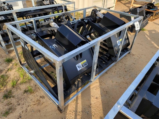 919 - ABSOLUTE - NEW 72" GRAPPLE DUAL LID