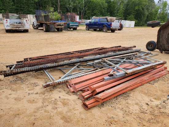 935 - MISCELLANEOUS WAREHOUSE SHELVING UPRIGHTS