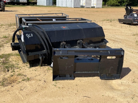 963 - NEW WOLVERINE 72" SKID STEER ANGLE BROOM