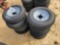 2572 - 10 - NEW 4.80/4.00 - 8 TIRES & 4 - LUG RIMS