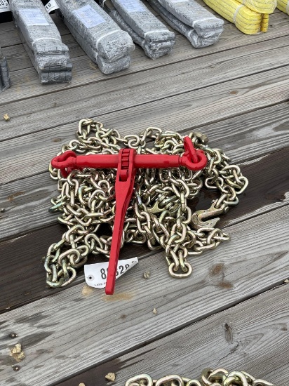 2143 - ABSOLUTE - 2 - 3/8" X 20' CHAINS