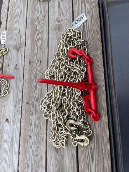 2144 - ABSOLUTE - 2 - 3/8" X 20' CHAINS