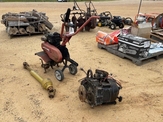 2169 - FRONT TINE TILLER, PTO SHAFT, AND