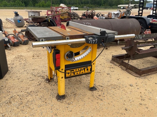 2177 - DEWALT TABLE SAW
