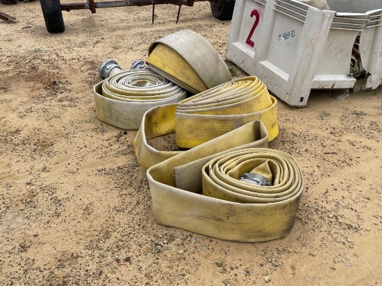 2184 - 3 - 6" X 50' FIRE HOSES